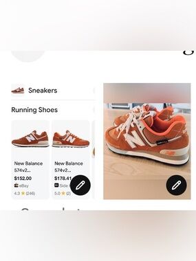 New Balance 574v2 Cordura Rust sneakers. Size Men’s 5, Women’s 6.5 NWOT